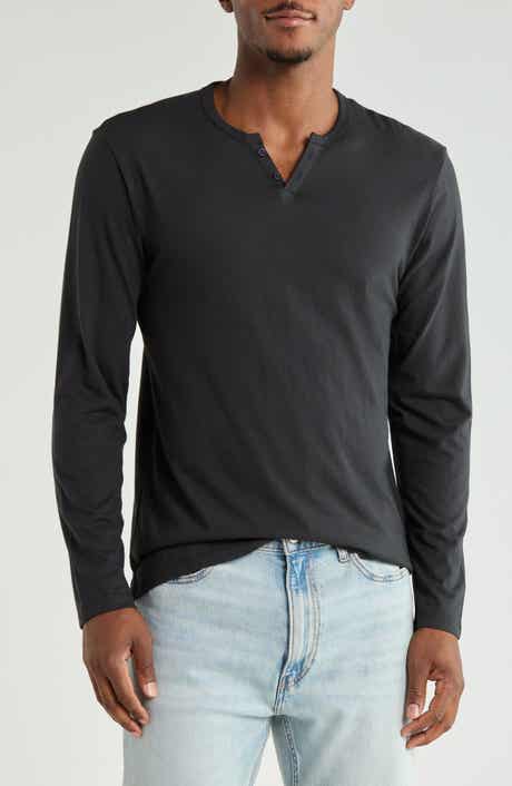Long Sleeve Henley T-Shirt