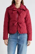 Vigoss Quilted Tie Front Jacket