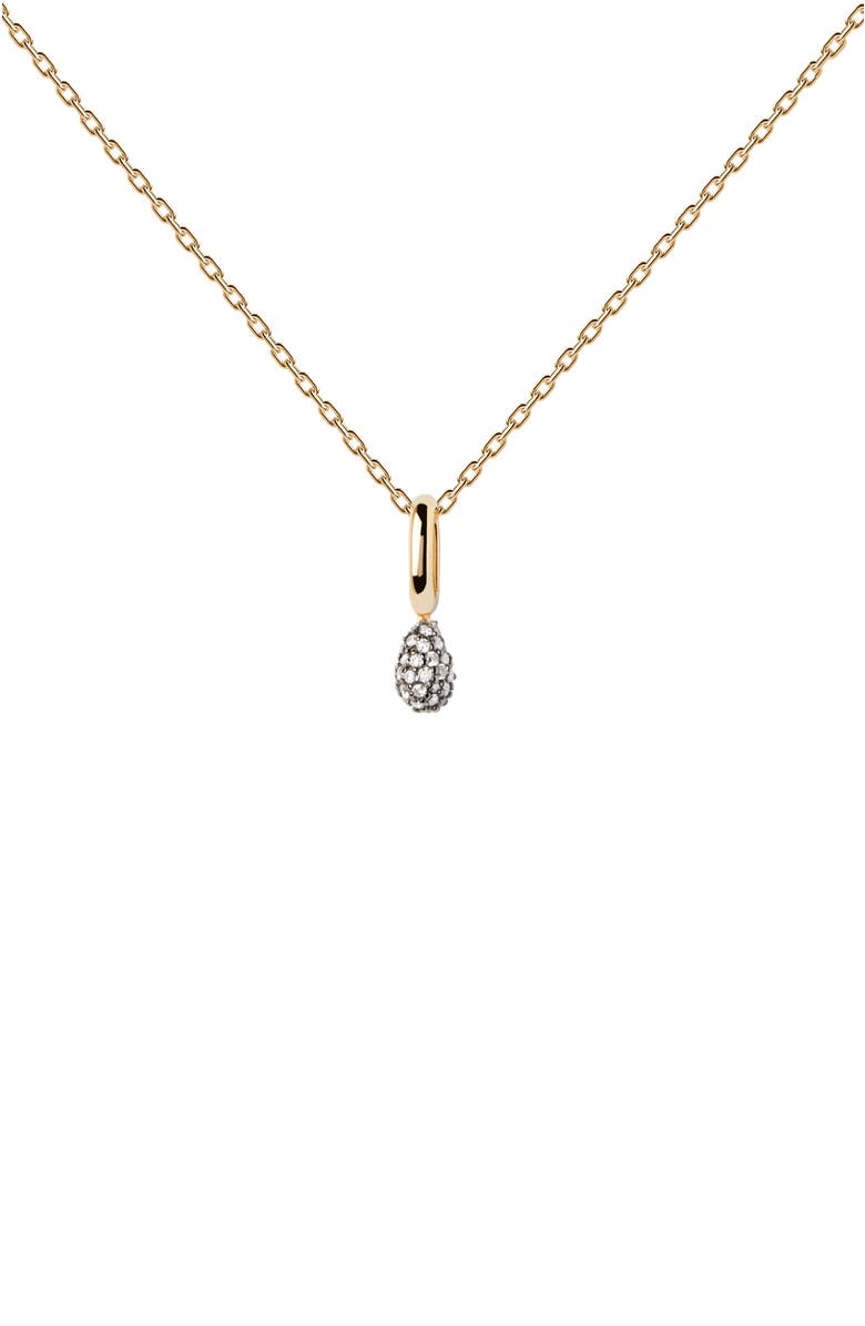 PDPAOLA Pavé Lava Necklace, Main, color,