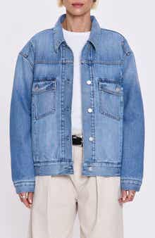 Landon Padded Denim Trucker Jacket