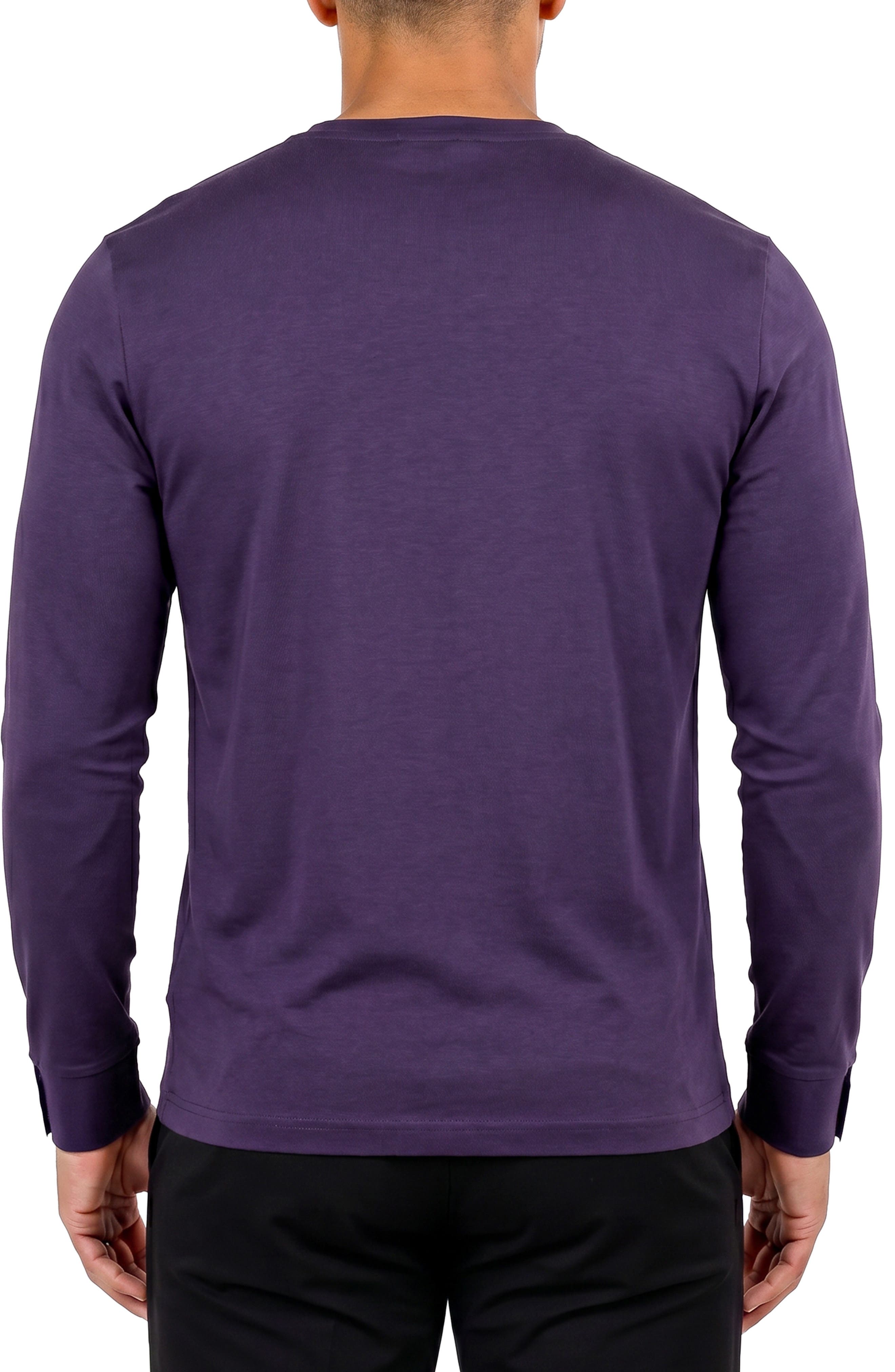 Maceoo Long Sleeve T-Shirt with Button Cuffs (Men) | Nordstrom