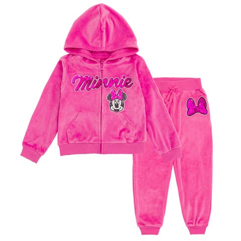 Velour Hoodie & Pants Set