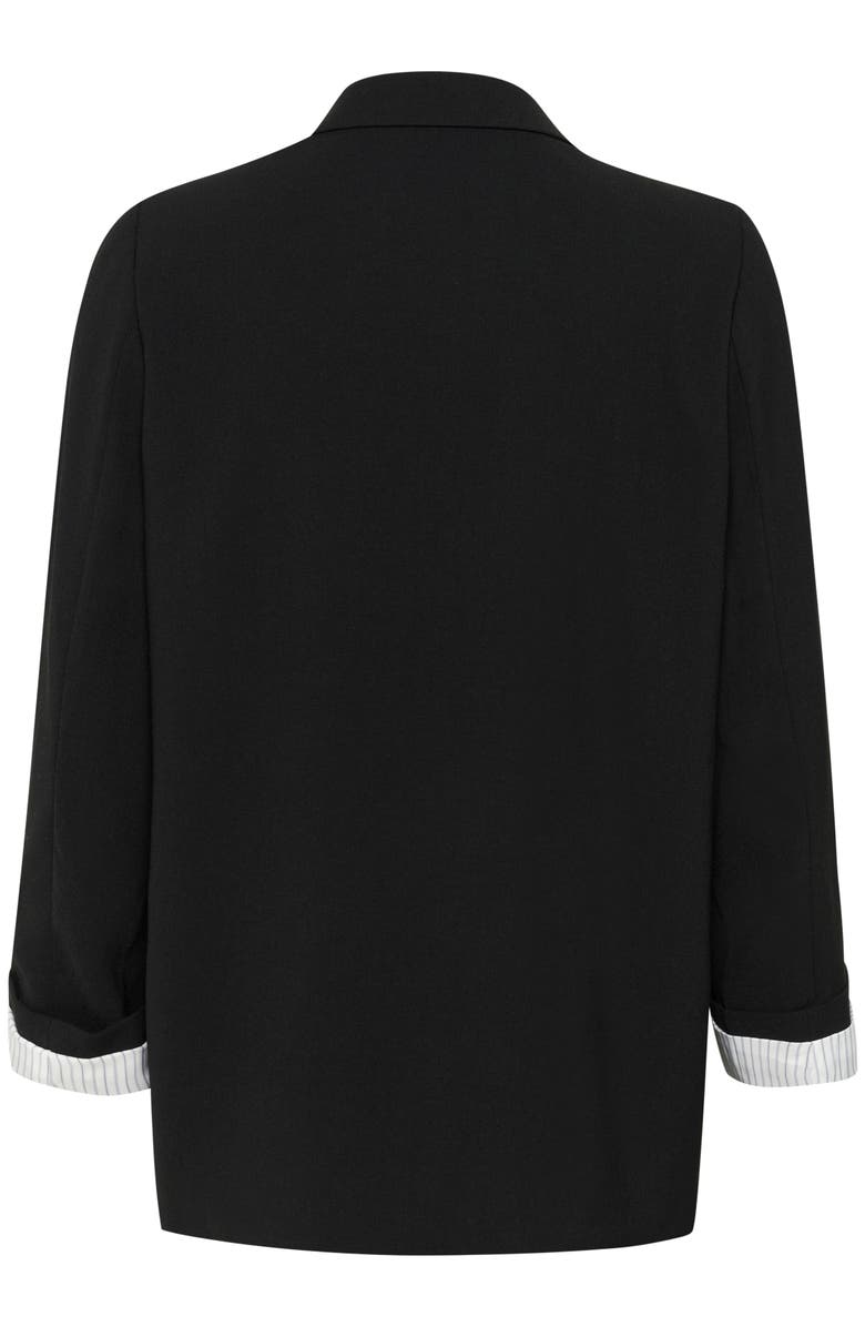 Soaked in Luxury SLShirley Regular Fit Notch Lapel Blazer, Alternate, color, Black