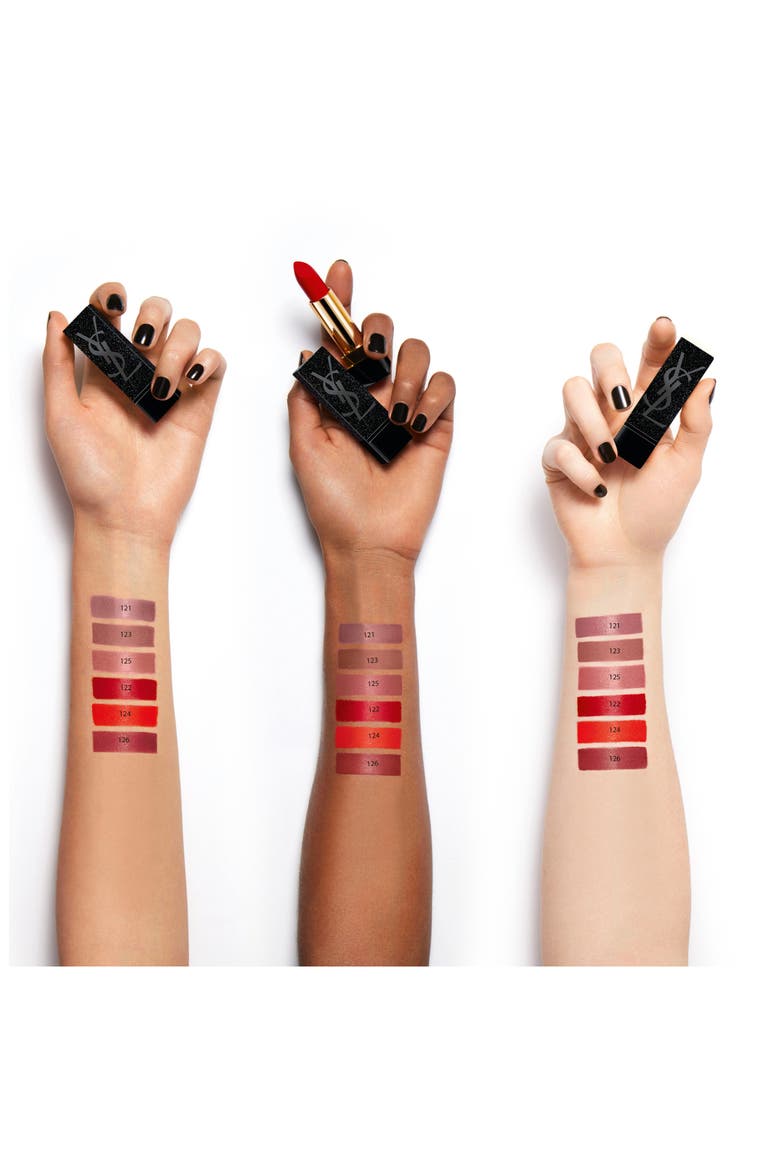 x Zoë Kravitz Rouge Pur Couture Lipstick (Limited Edition), Alternate, color, 122 WOLFS RED / SATIN
