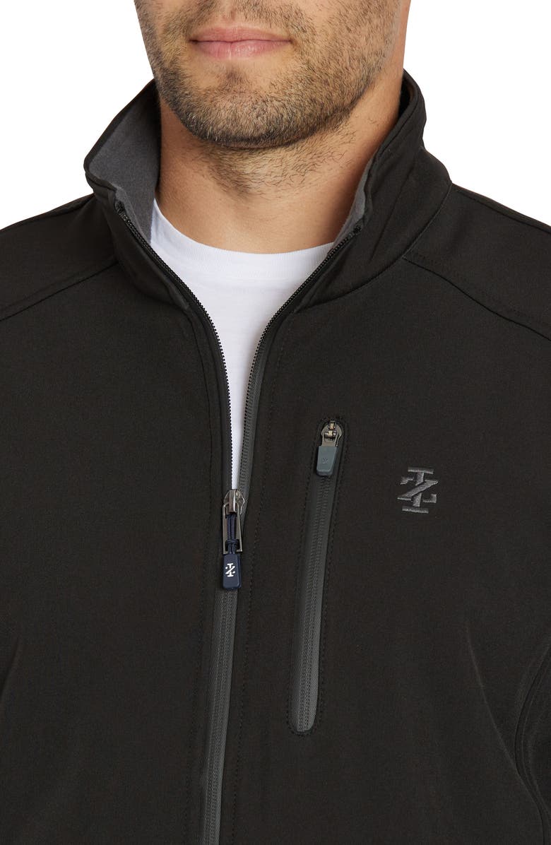 IZOD Softshell Water Resistant Fleece Lined Jacket, Alternate, color, 