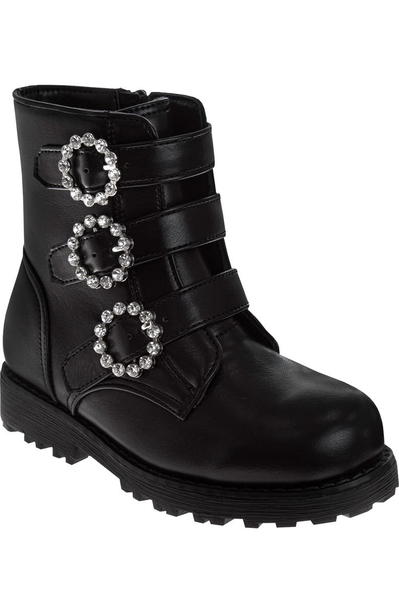 BADGLEY MISCHKA Kids' Lug Sole Boot, Main, color, Black