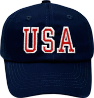 Bits & Bows USA Adult Twill Baseball Hat
