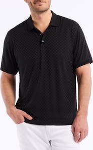 Robert Graham Aaron Checkered Knit Polo