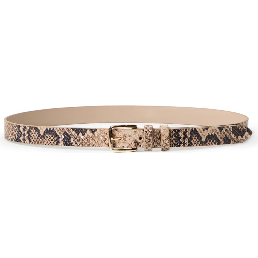 Paige Macey Leather Belt In Multi
