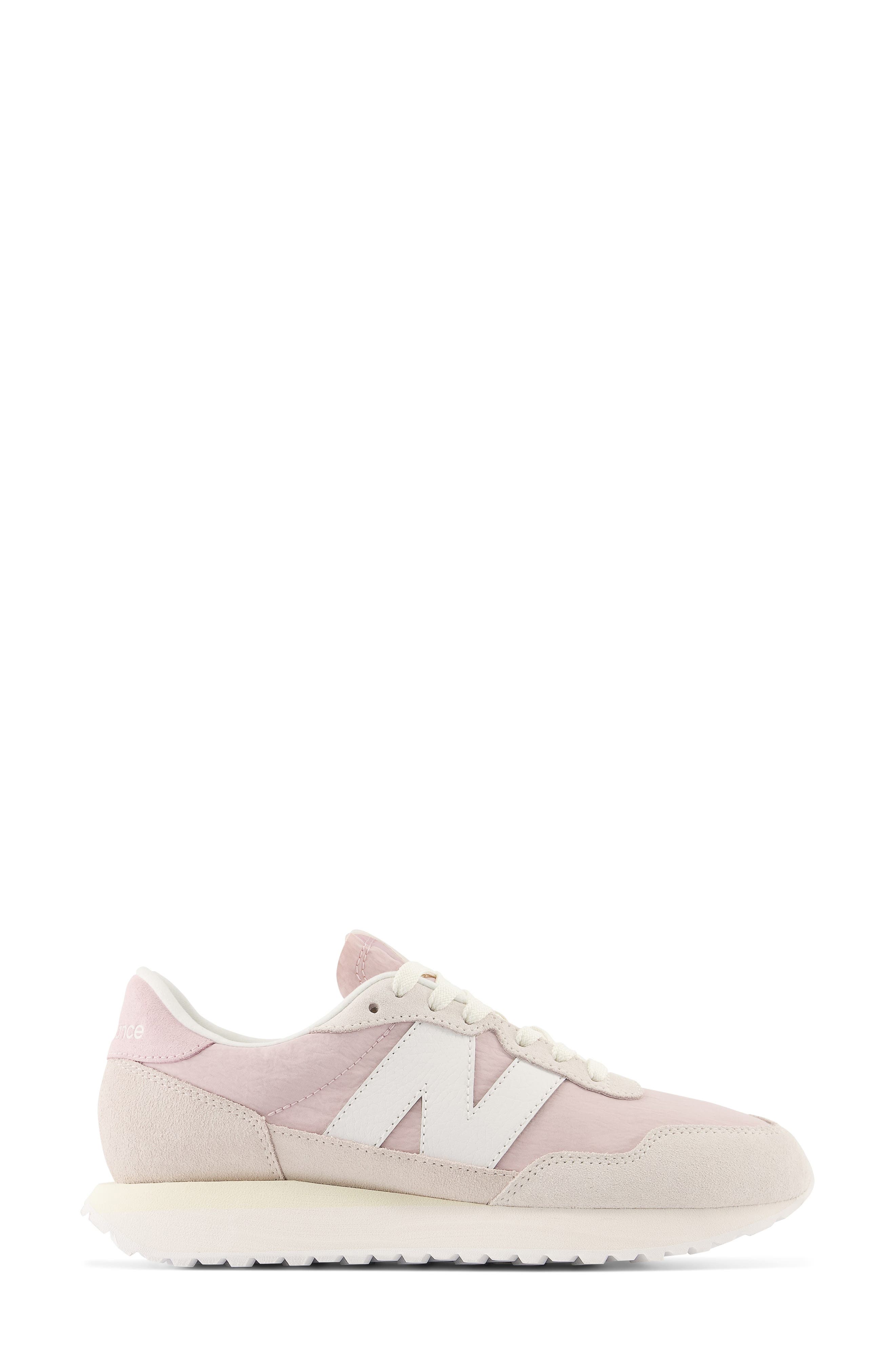 New Balance 237 Sneaker, Alternate, color, Sea Salt/ Stone Pink