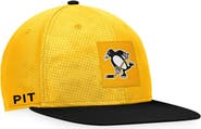 FANATICS Men's Fanatics Branded Gold/Black Pittsburgh Penguins Authentic Pro Alternate Logo Snapback Hat