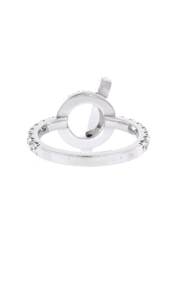 Pre-Owned Hermes Finesse Ring 18K White Gold and Diamonds, Alternate, color, White Gold