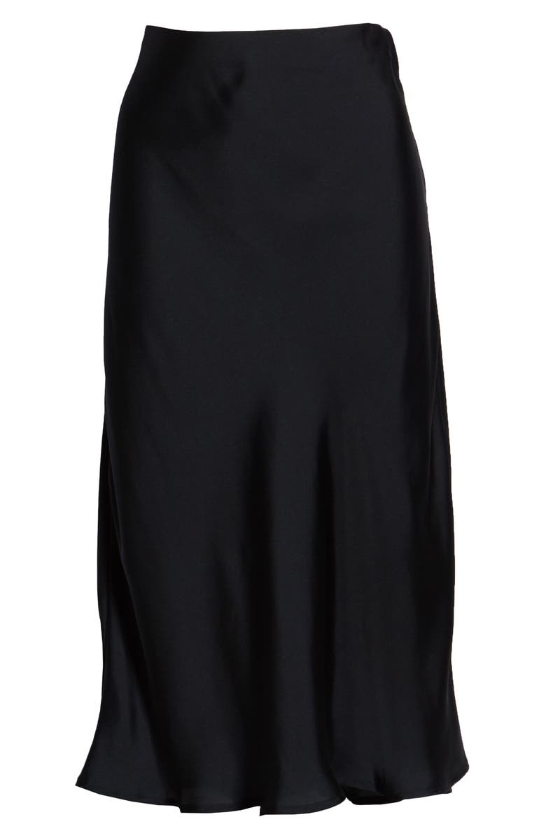 Leith Satin Midi Skirt, Alternate, color, 