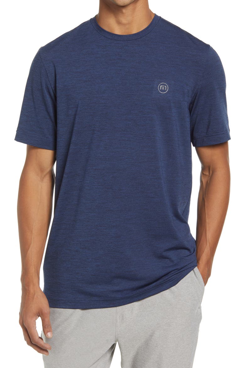 Scenic Vista Logo T-Shirt, Main, color, HEATHER NAVY
