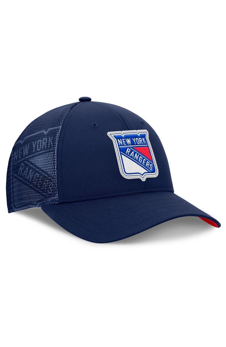 FANATICS Men's Fanatics Navy New York Rangers Authentic Pro Home Ice Trucker Adjustable Hat, Alternate, color, Navy