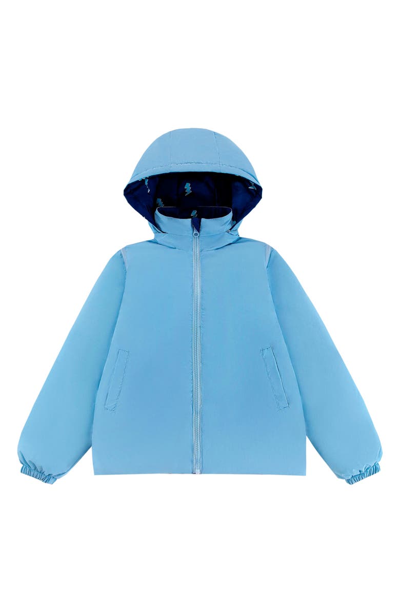 CALONIE Kids' Max Rain Water Repellent Reversible Windbreaker, Alternate, color, Blue