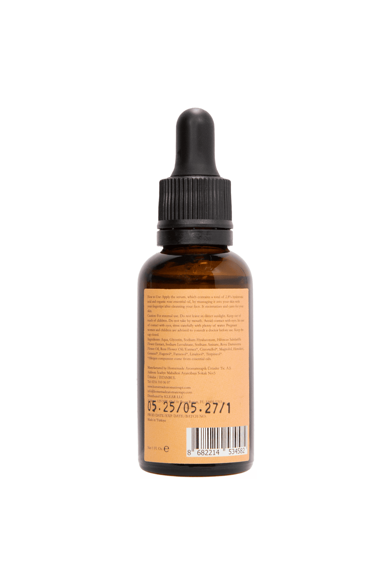 Hyaluronic Acid Rose Hydrating Plumping Face Serum, Alternate, color, Clear