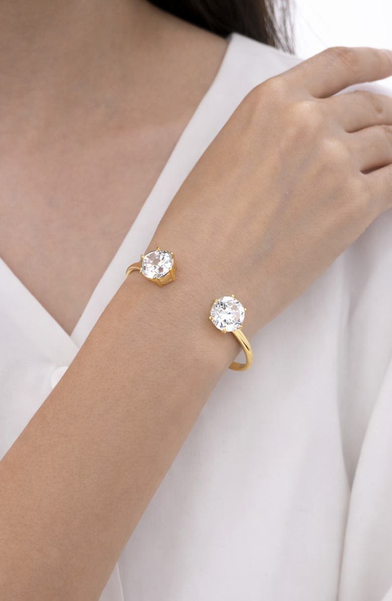 EYE CANDY LOS ANGELES Mae Cuff Bracelet, Alternate, color, Gold