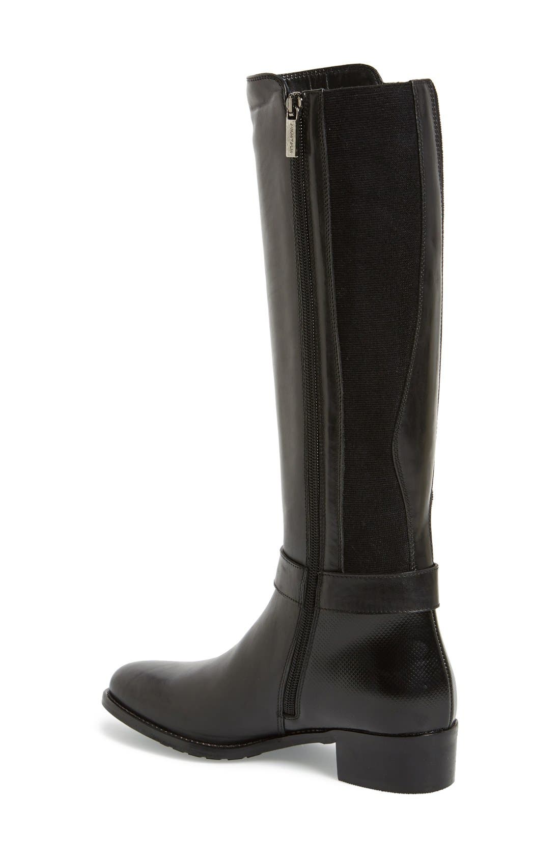 Aquatalia 'Olita' Weatherproof Riding Boot, Alternate, color, 