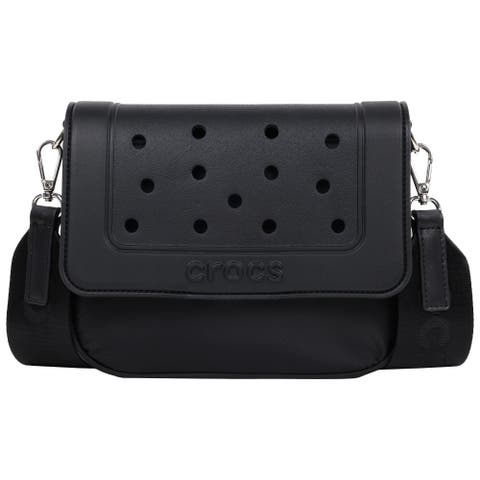 Classic Molded Crossbody Bag Jibbitz Compatible Adjustable Shoulder Purse