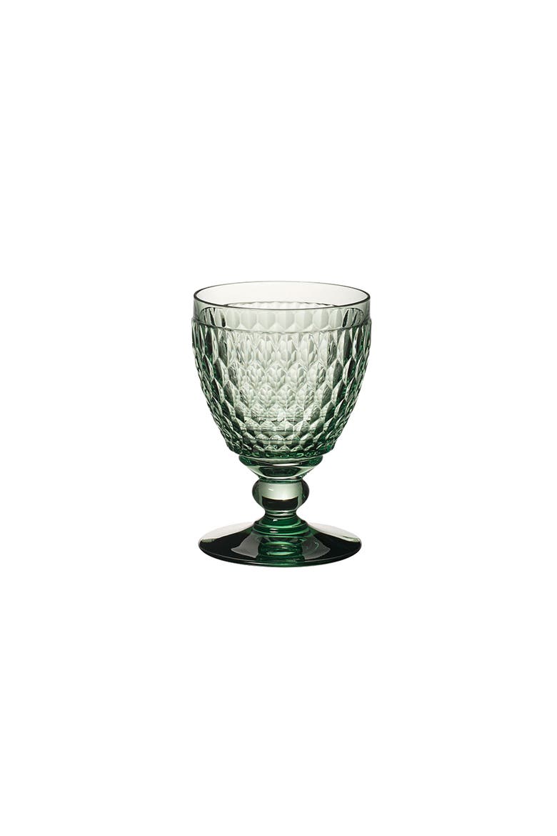 Boston coloured Set of 4 Goblet, Alternate, color, green