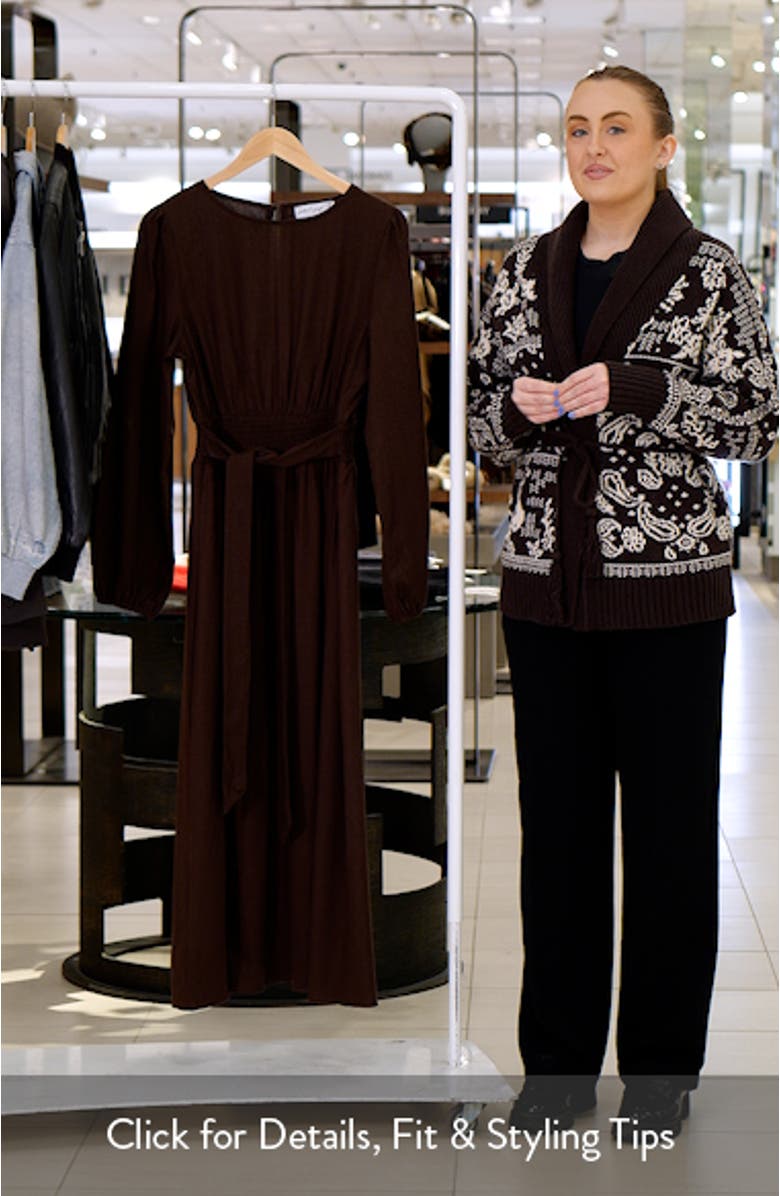 Roman Long Sleeve Maxi Dress, sales video thumbnail