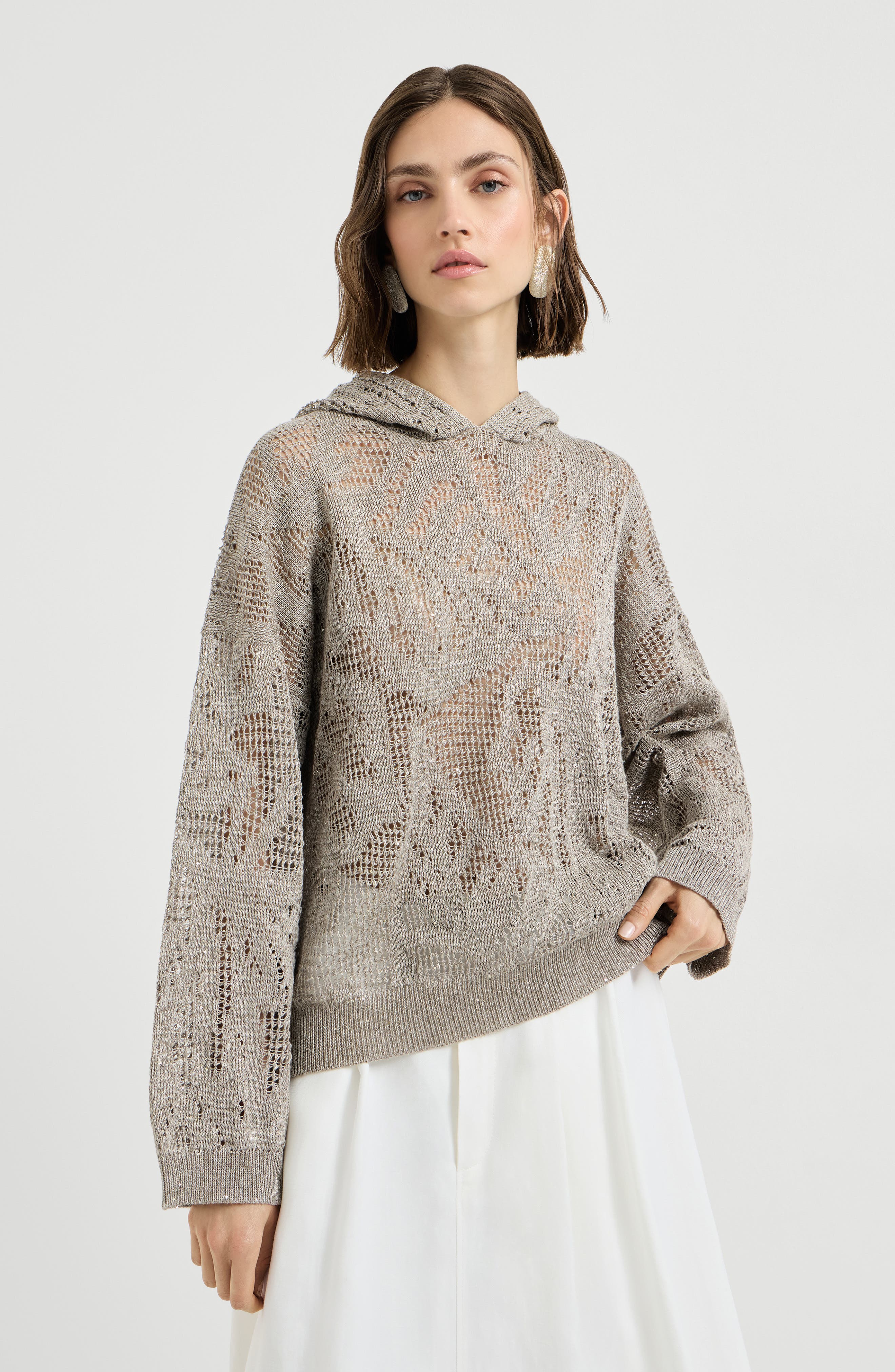 Dazzling water lilies sweater