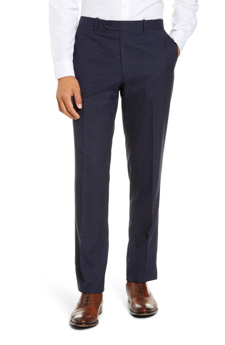 Peter Millar Classic Fit Plaid Wool Suit, Alternate, color,