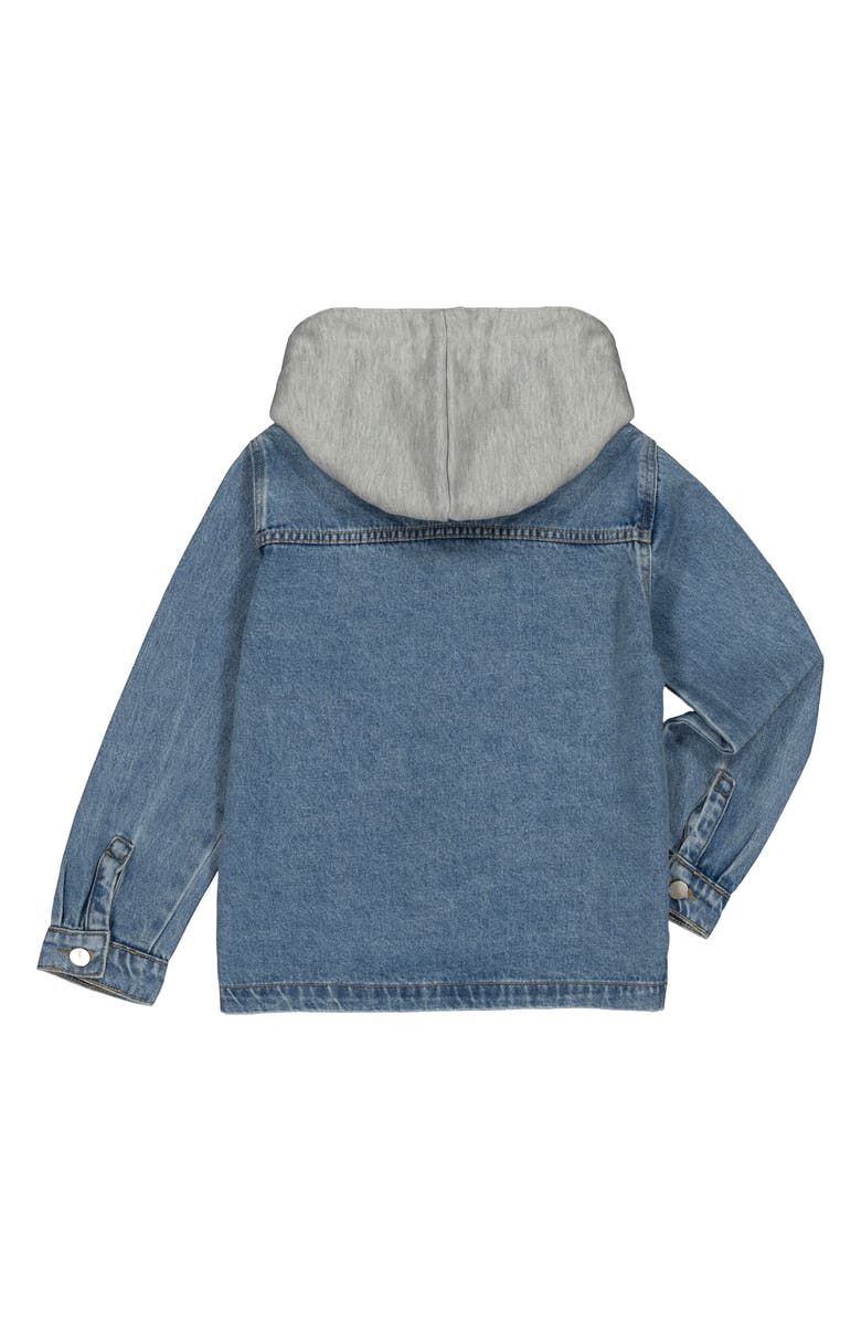 Joe's Jeans Kids' Denim Chore Jacket with Removable Hood, Alternate, color, Medium Wash 170