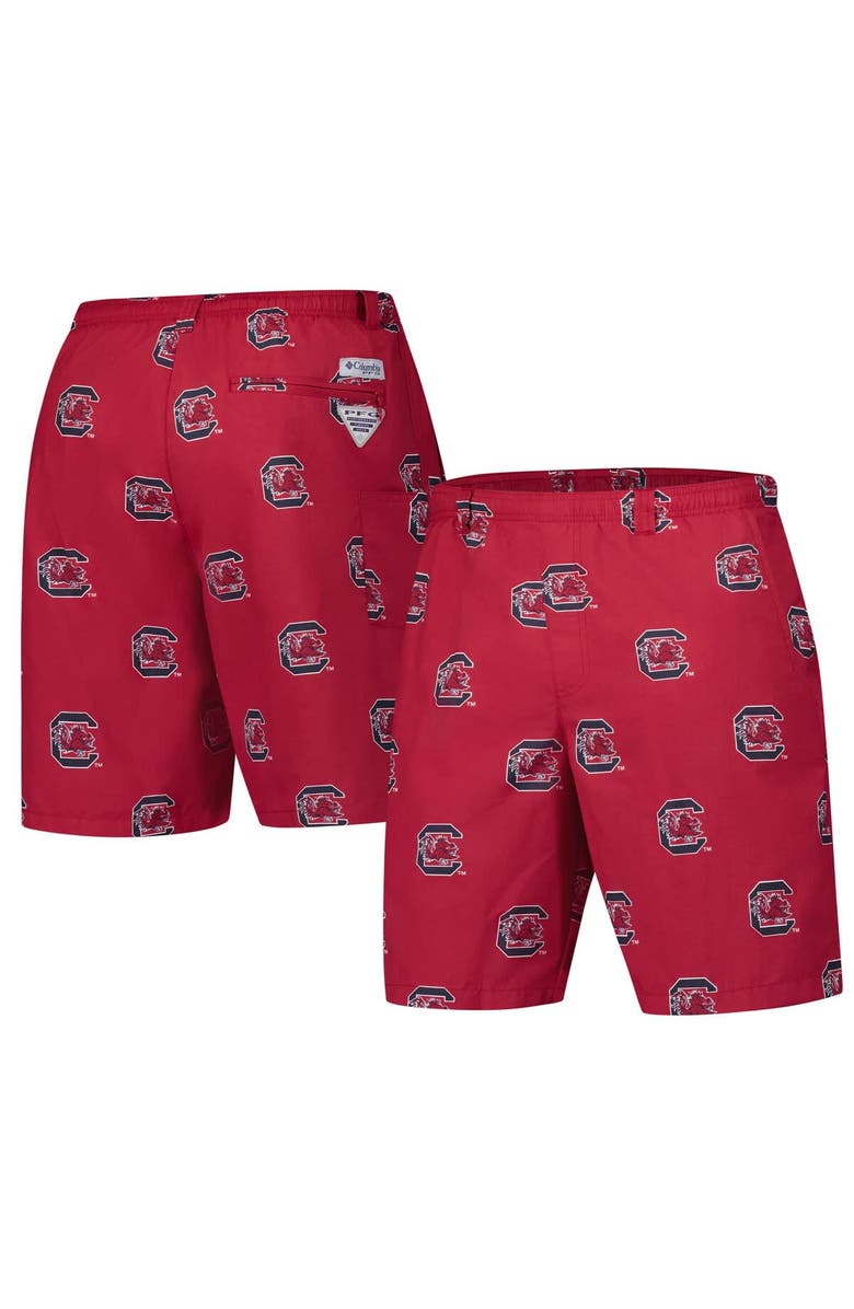 Columbia Men's Columbia Garnet South Carolina Gamecocks PFG Backcast<sup>™</sup> III Omni-Shade<sup>™</sup> Shorts, Alternate, color, Garnet