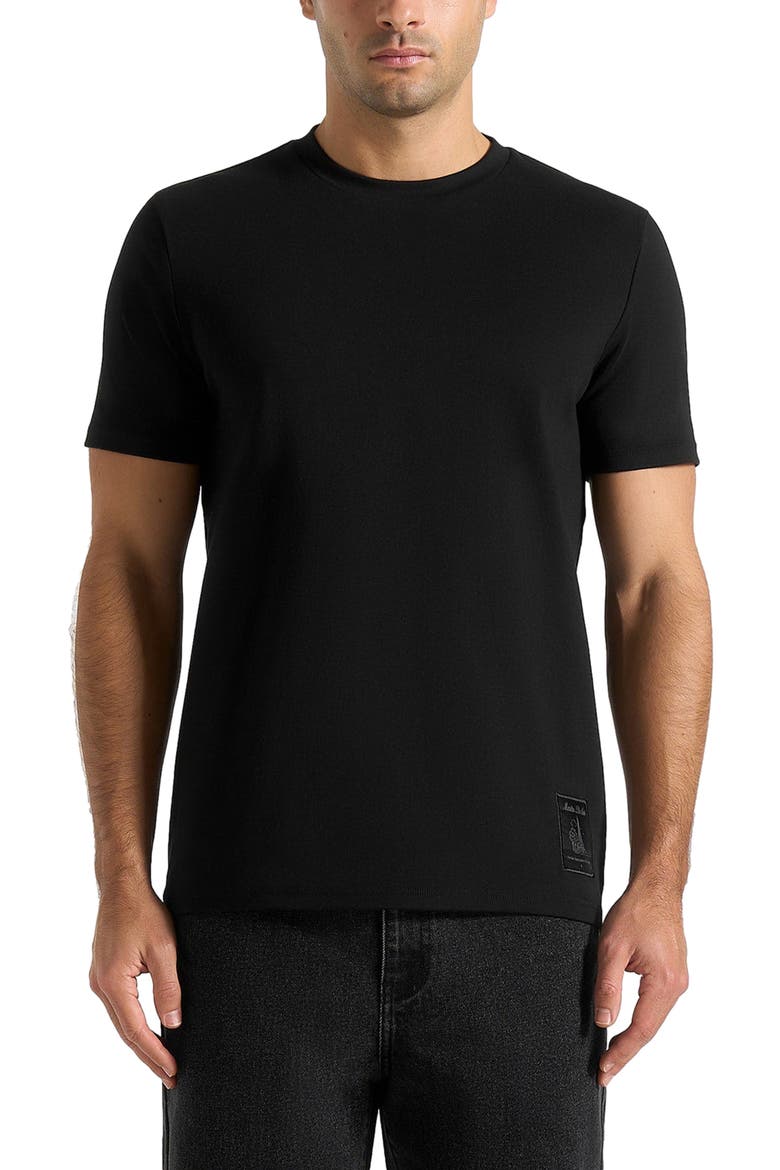 Regular Fit Cotton T-Shirt, Main, color, Black