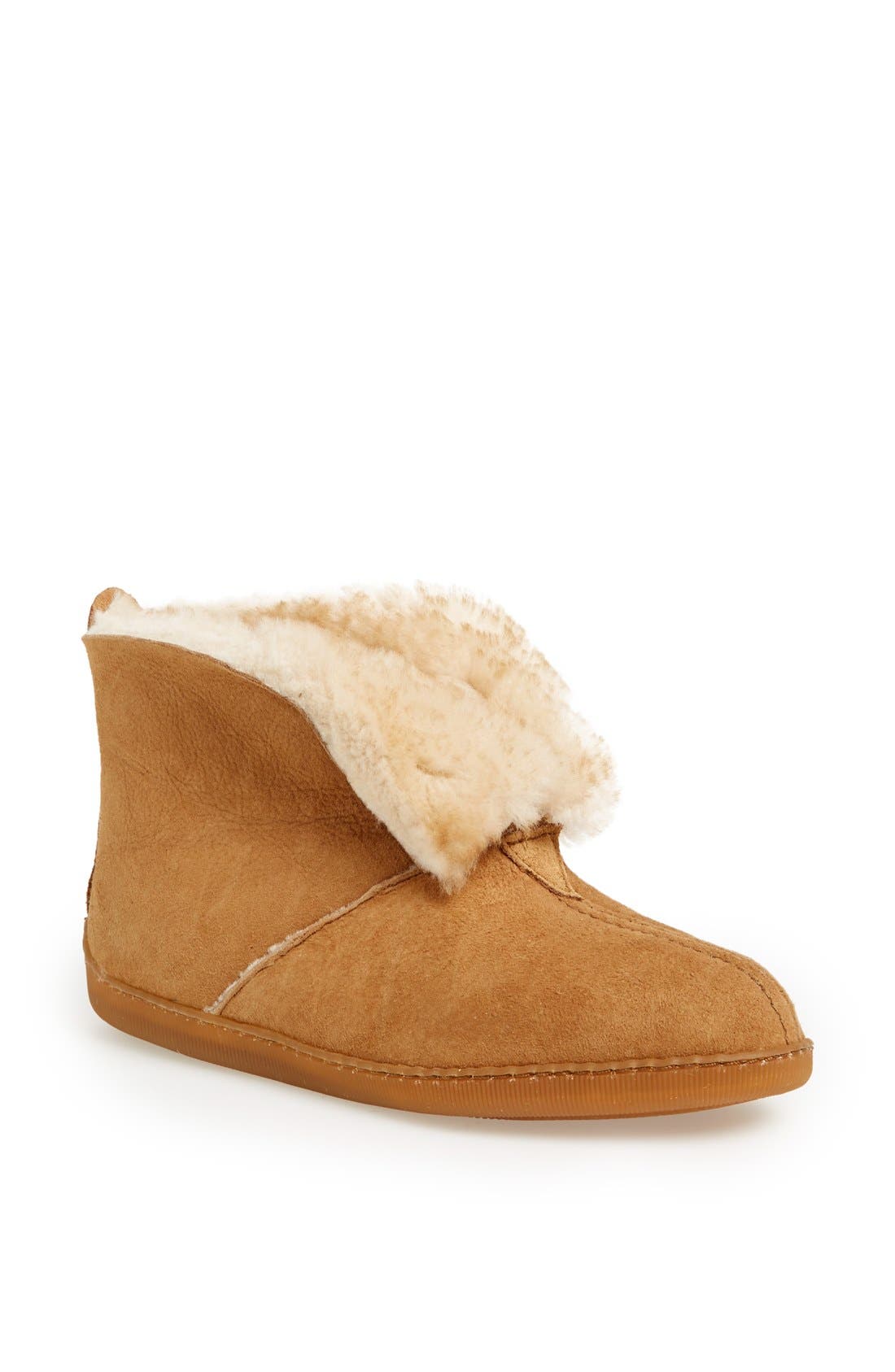 Minnetonka Sheepskin Slipper Boot, Main, color, 