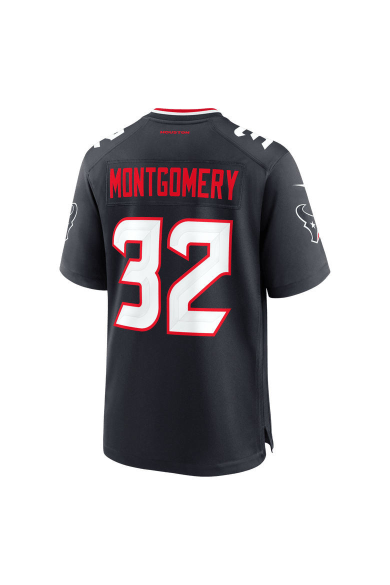 Men's Nike David Montgomery Navy Houston Texans Game Jersey, Alternate, color, Navy