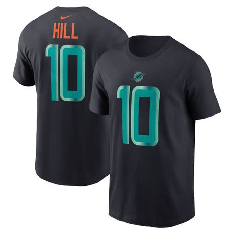 Men's Nike Tyreek Hill Pitch Blue Miami Dolphins 2025 Rivalries Collection Player Name & Number T-Shirt