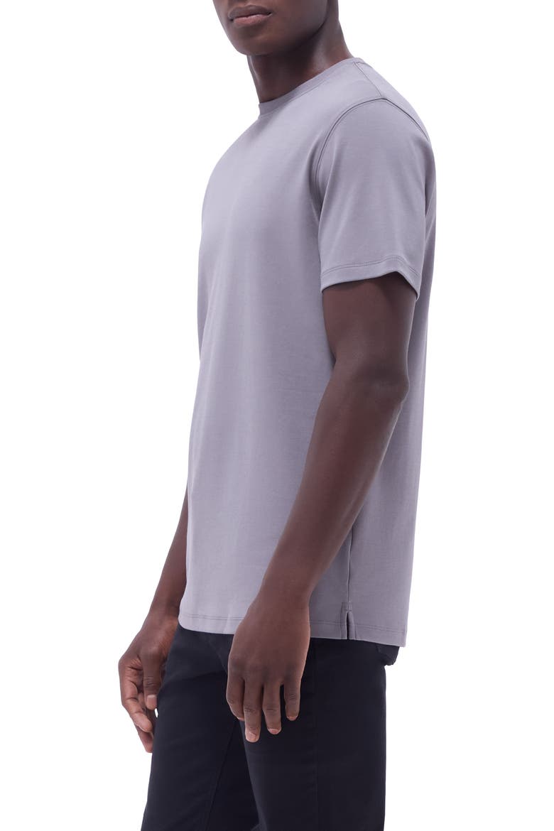 Hank Solid Pima Cotton T-Shirt, Alternate, color, ZINC