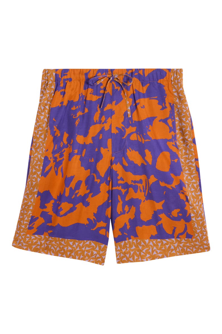 Piperi Drawstring Shorts, Alternate, color, ORANGE
