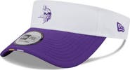 New Era Men's New Era  White/Purple Minnesota Vikings 2025 NFL Training Camp Adjustable Visor