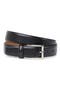 Feather Edge Leather Strap Belt