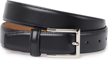 Feather Edge Leather Strap Belt