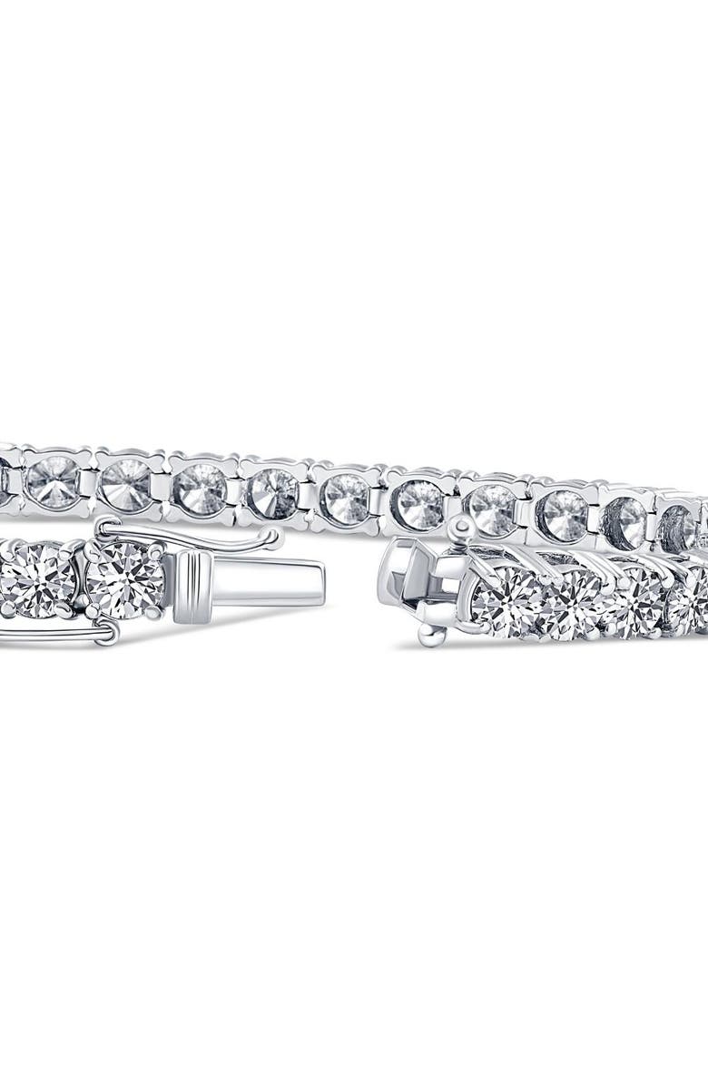 Bliss Diamond 10Ct Diamond Tennis Bracelet 14k White Gold Lab Grown 7", Alternate, color, 14K White Gold