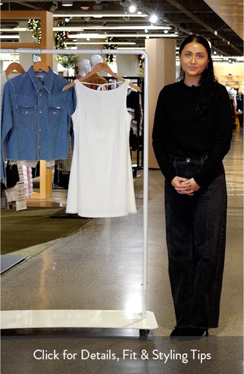 Lukea Sleeveless Minidress, sales video thumbnail