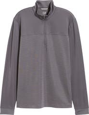 Cutter & Buck Traverse Stripe Quarter Zip Pullover