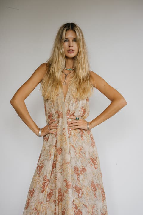 Classic Silk Dress Cream
