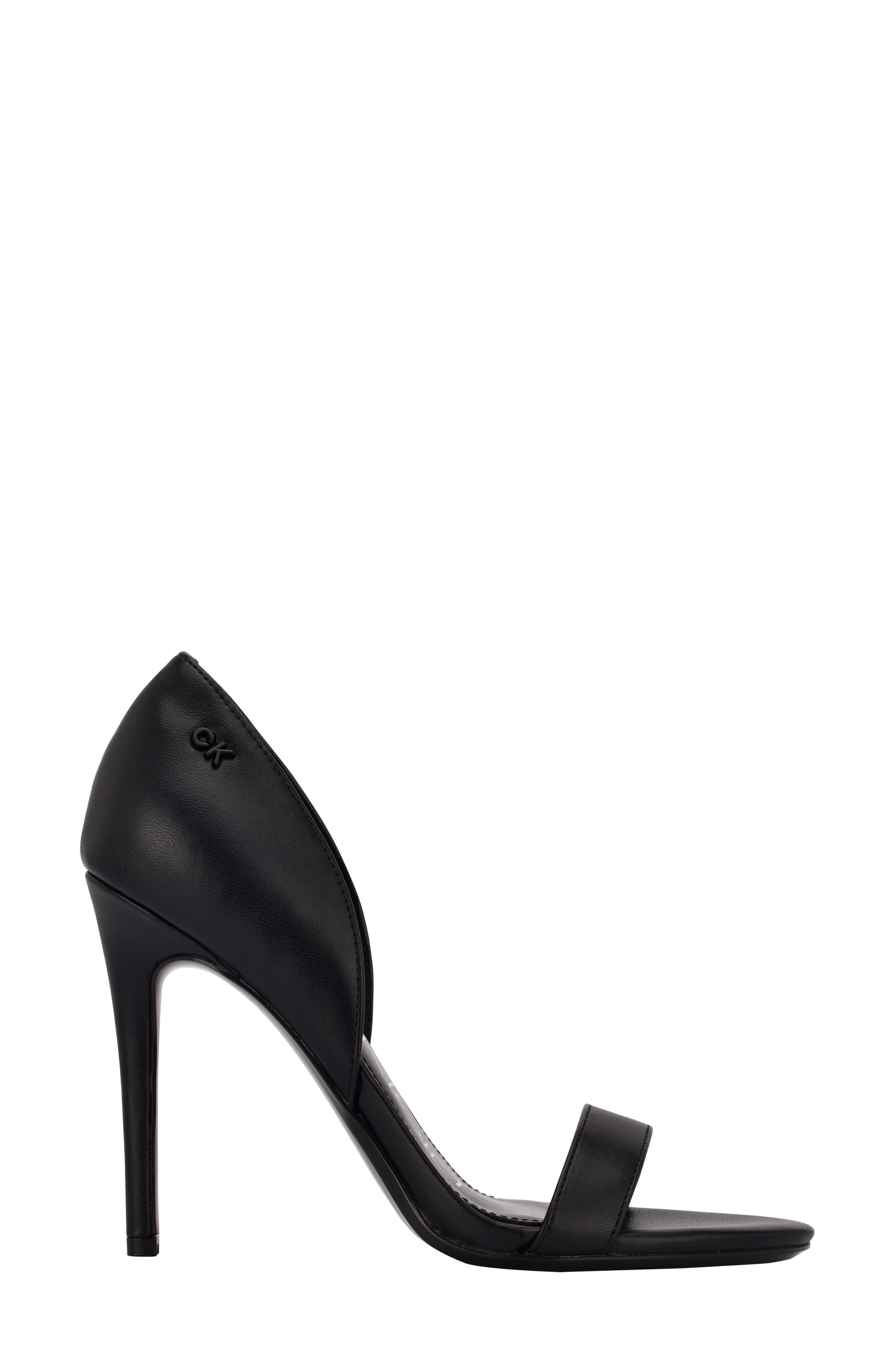 Calvin Klein Metino Open Toe Pump, Alternate, color, 