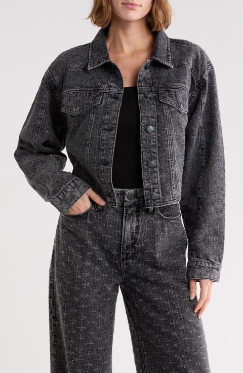 Dolly Crystal Denim Jacket