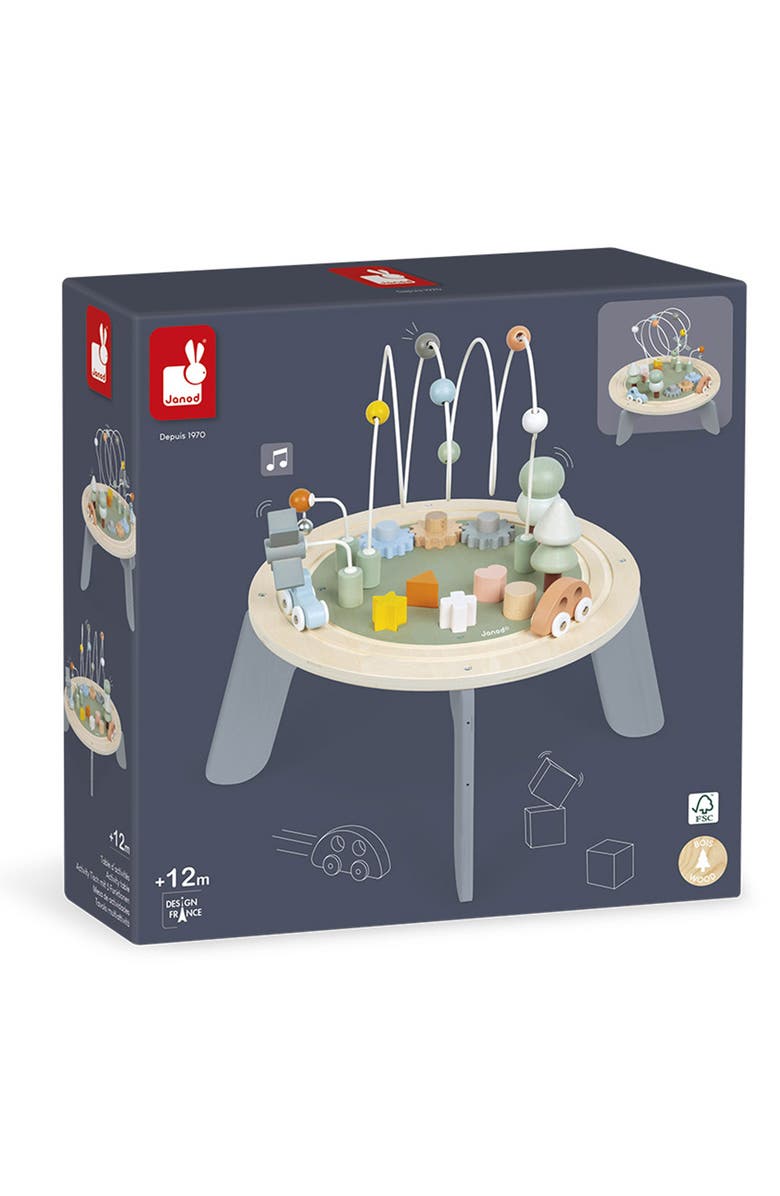 Janod Sweet Cocoon Activity Table, Alternate, color, Blue