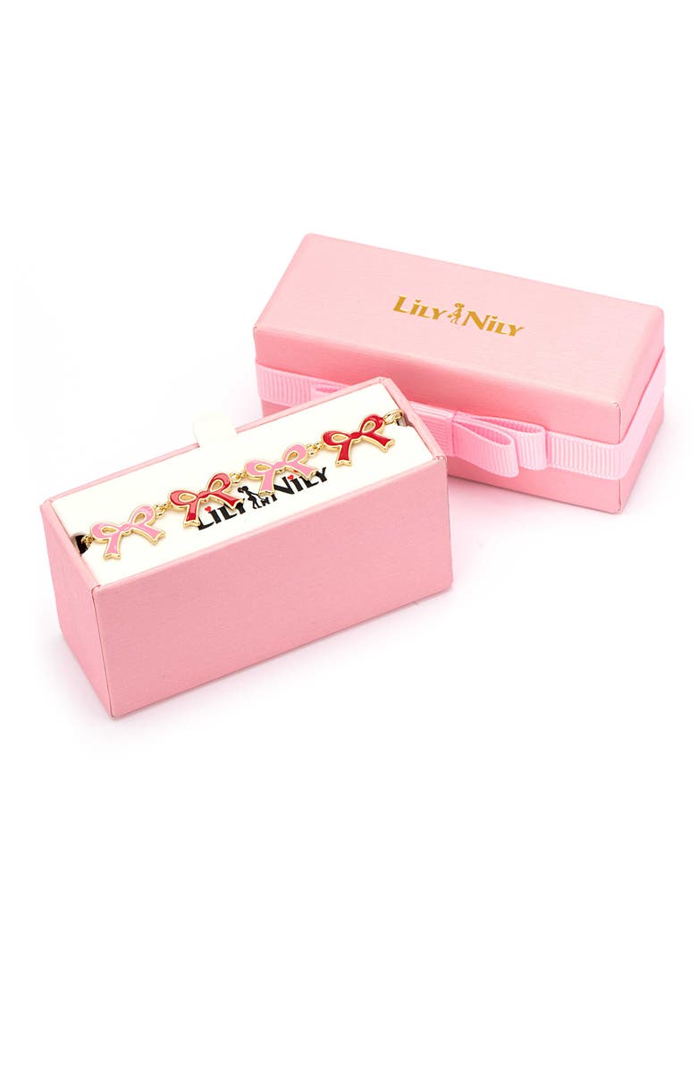 Lily Nily Kids' Flat Bow Bracelet, Alternate, color, 