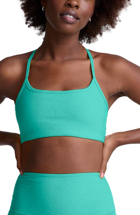 Space Dye Slim Racerback Sports Bra