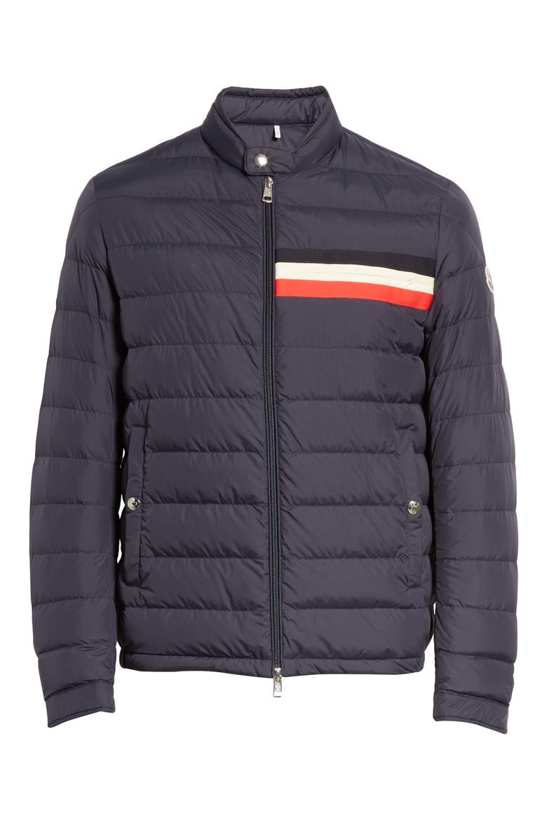 Yeres Quilted Puffer Jacket, Alternate, color, BLUE