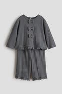 H&M 2-piece Knitted Bow-detail Set